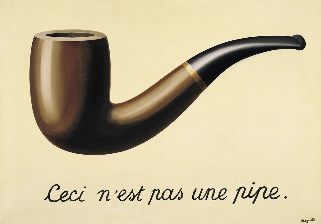 René Magritte's “The Treachery of Images”, 1929